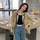 【新款】22年秋季弧形口袋小西装229-8183-P125控178，女装西装，浙宝229