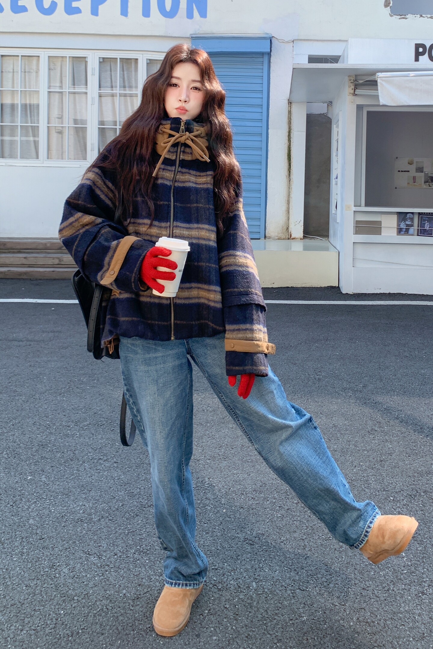 【现货】25年夹棉毛呢外套229-8468-P215控318,女装短外套,浙宝229