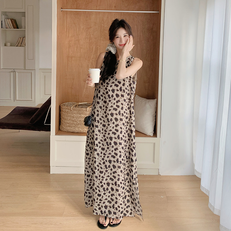 【新款】新款豹纹连衣裙2B175-8331-P135控198,女装连衣裙,浙宝229