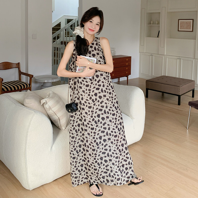 【新款】新款豹纹连衣裙2B175-8331-P135控198,女装连衣裙,浙宝229
