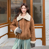 【】25年皮毛一体229-8471-P215控318，女装短外套，浙宝229