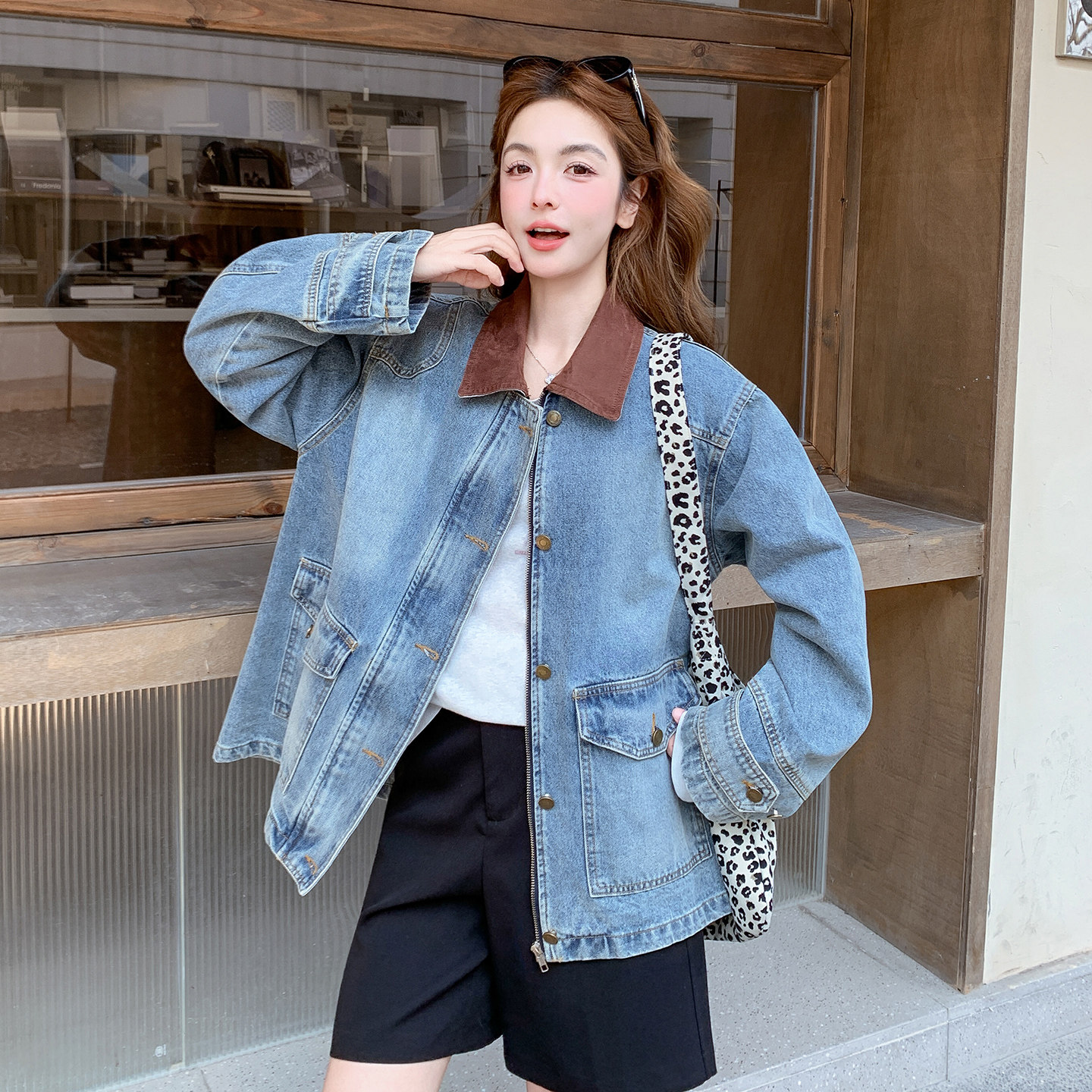 【大货】26年春牛仔外套2B175-8482-P165控268,女装短外套,浙宝229