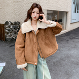 【】25年皮毛一体229-8471-P215控318，女装短外套，浙宝229