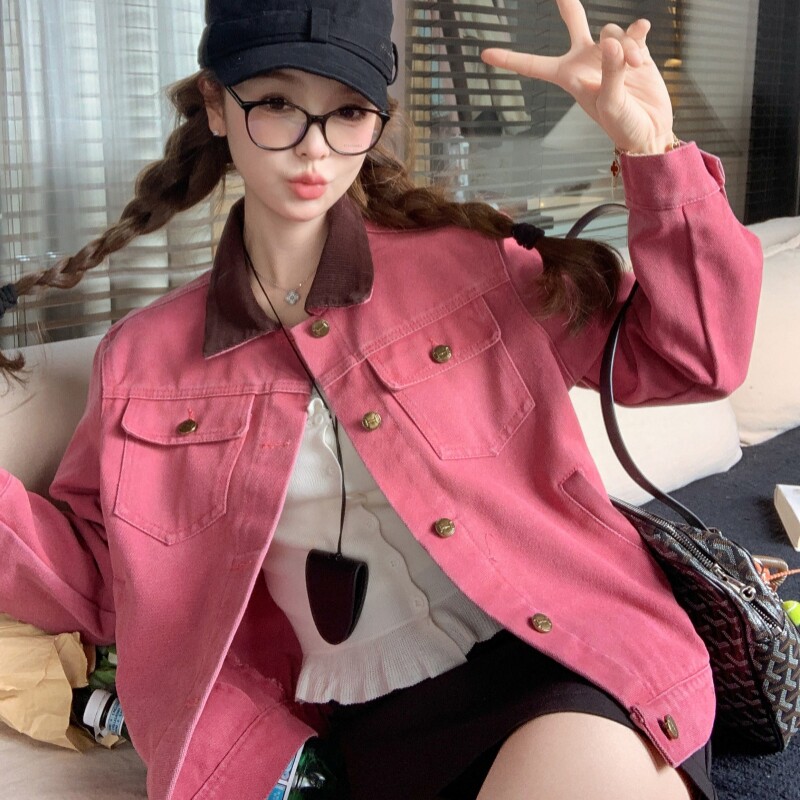 【新款】25年春装女树莓色夹克2B175-8323-P155控228,女装短外套,浙宝229