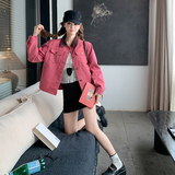 【新款】25年春装女树莓色夹克2B175-8323-P155控228，女装短外套，浙宝229