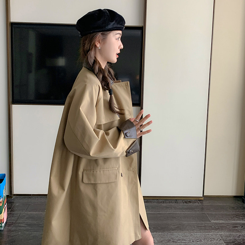 【新款】22年宽松廓形大版型风衣不挑身材229-8188-P155控218,女装风衣,浙宝229