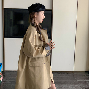 【新款】22年宽松廓形大版型风衣不挑身材229-8188-P155控218图片