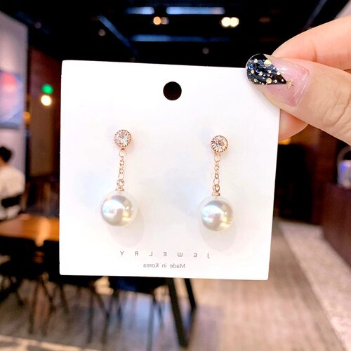 银针德鲁酒店同款网红复古风珍珠