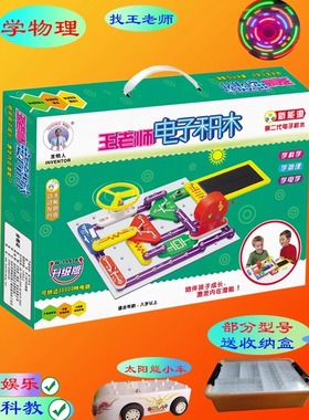 王老师电子积木W19978物理实验科学教育电子制作DIY拼搭编程玩具