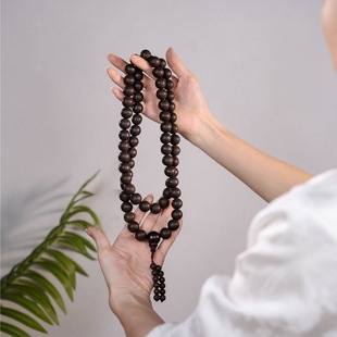 【兰香序】天然合香珠手串精致女性时尚百搭天然古法手工打磨手链