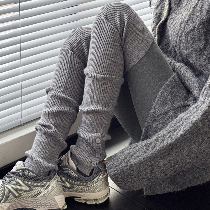 烟灰色加长过膝袜套女秋冬款加厚保暖咖色羊毛高筒袜jk奶白色腿套,女士内衣/男士内衣/家居服,长筒袜,淘宝优惠券,粉丝福利购,淘宝优惠卷