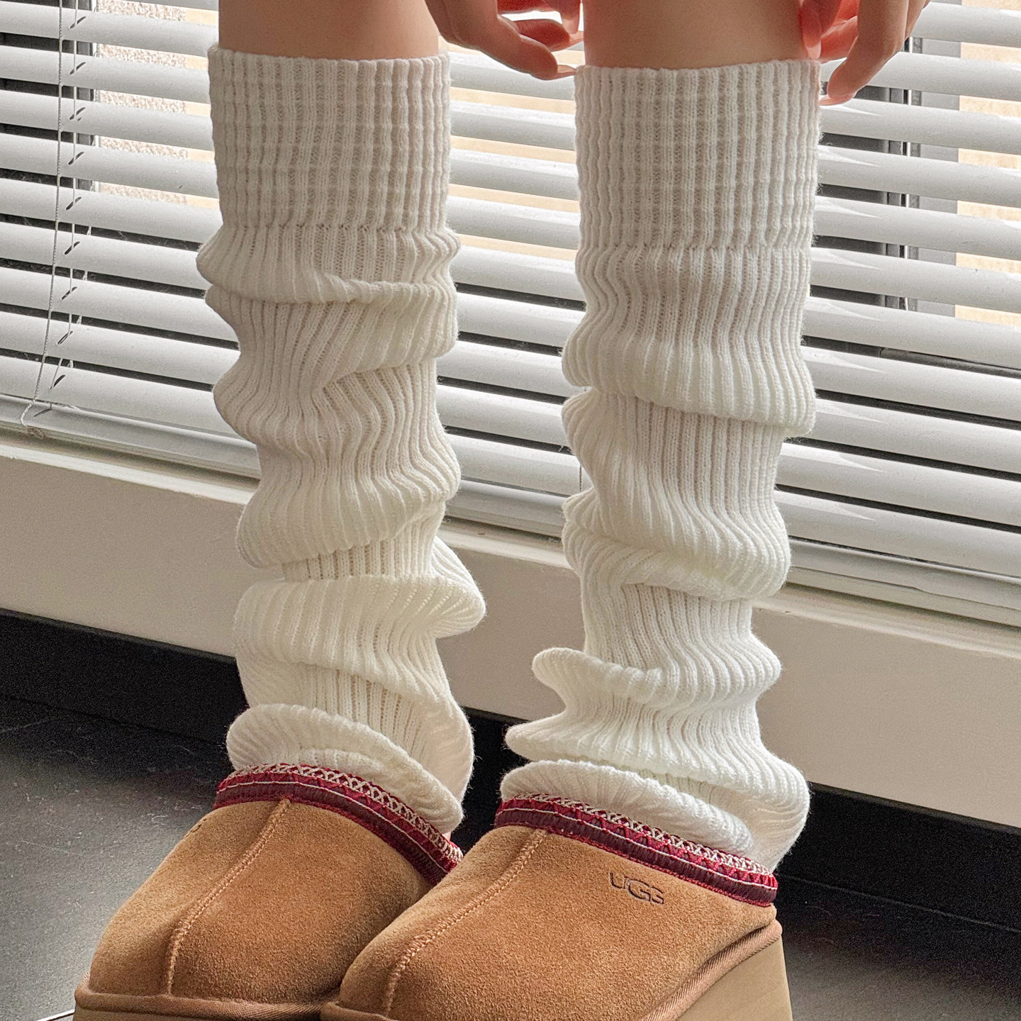 秋冬款加厚针织小腿袜保暖粉色瑜伽加长袜套中筒袜JK白色腿套女,女士内衣/男士内衣/家居服,中筒袜,淘宝优惠券,粉丝福利购,淘宝优惠卷