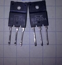 原装进口拆机2S B1588 2S D2439 大功率配对管 测好发货 一对6元