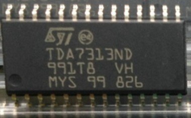 TDA7313ND 音色电路升级版 降低噪音 马来西亚产立体音频控制器IC
