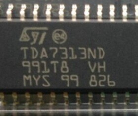 TDA7313ND 音色电路升级版 降低噪音 马来西亚产立体音频控制器IC
