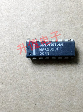 【升值电子】直插 MAX232CPE/MAX232EPE RS-232接口IC DIP-16