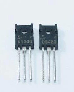 双皇冠 2SC3423 C3423 2SA1360 A1360 配对管一对2.5元