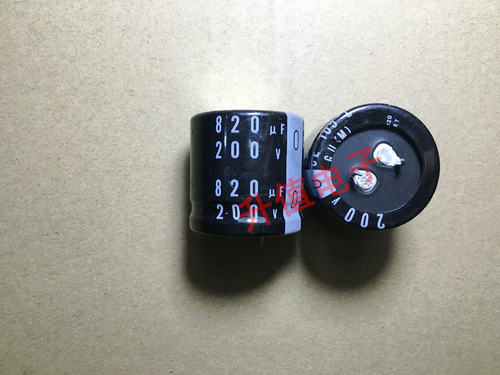 全新原装尼康电解电容 250V/ 200V820UF 820UF200V 105度 硬脚