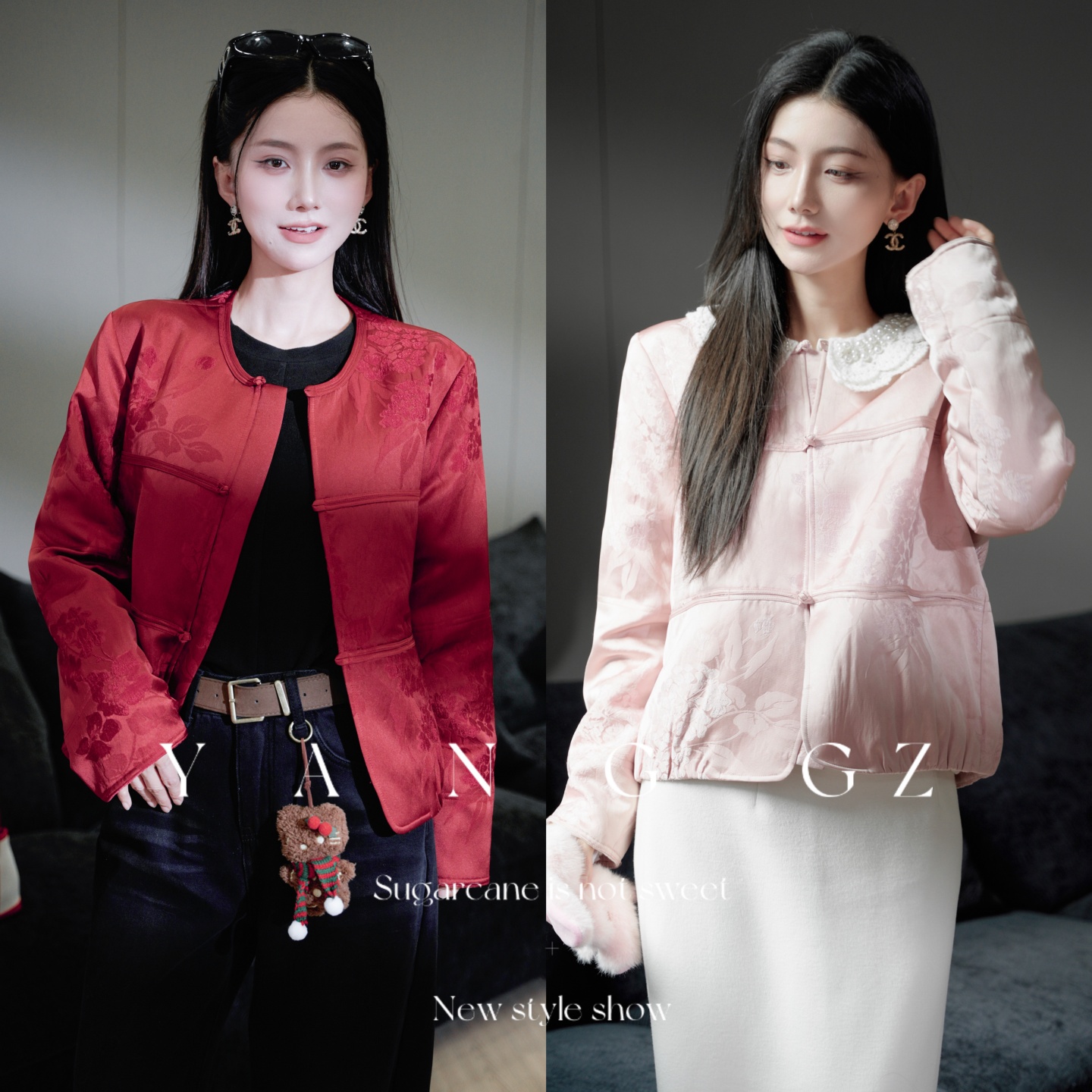 新款冬季提花设计感外套上衣女