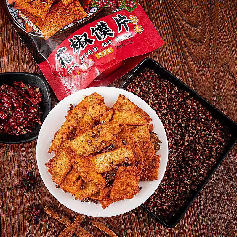 卧龙小诸葛手工花椒馍片 江湖馒头片酥脆麻辣花椒香味烤馍片