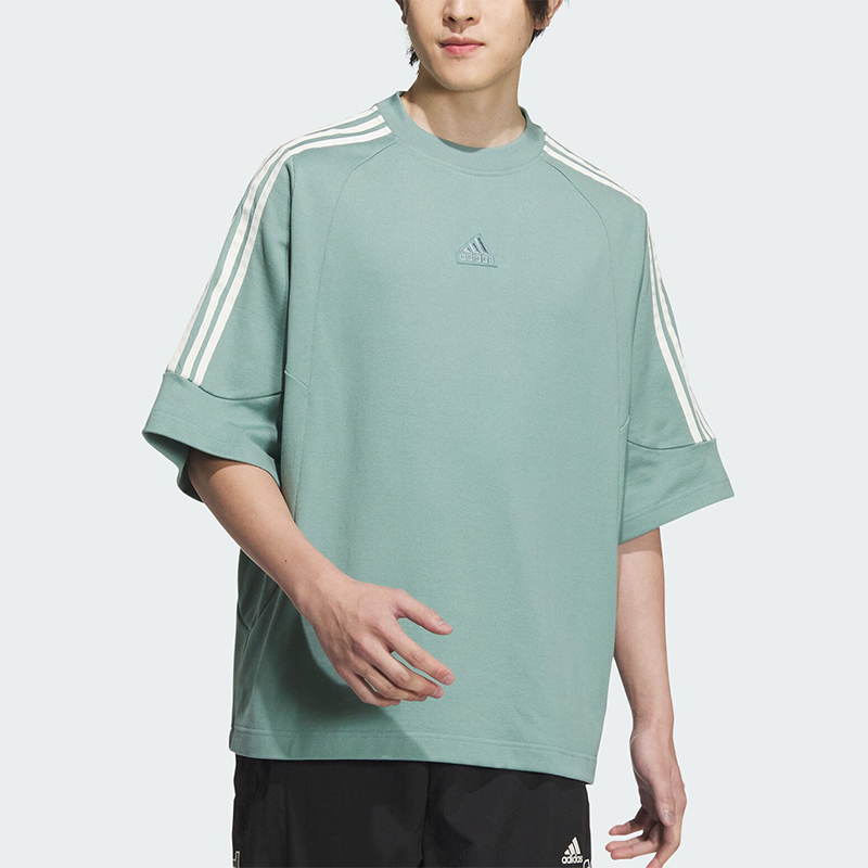 阿迪达斯男女运动休闲短袖