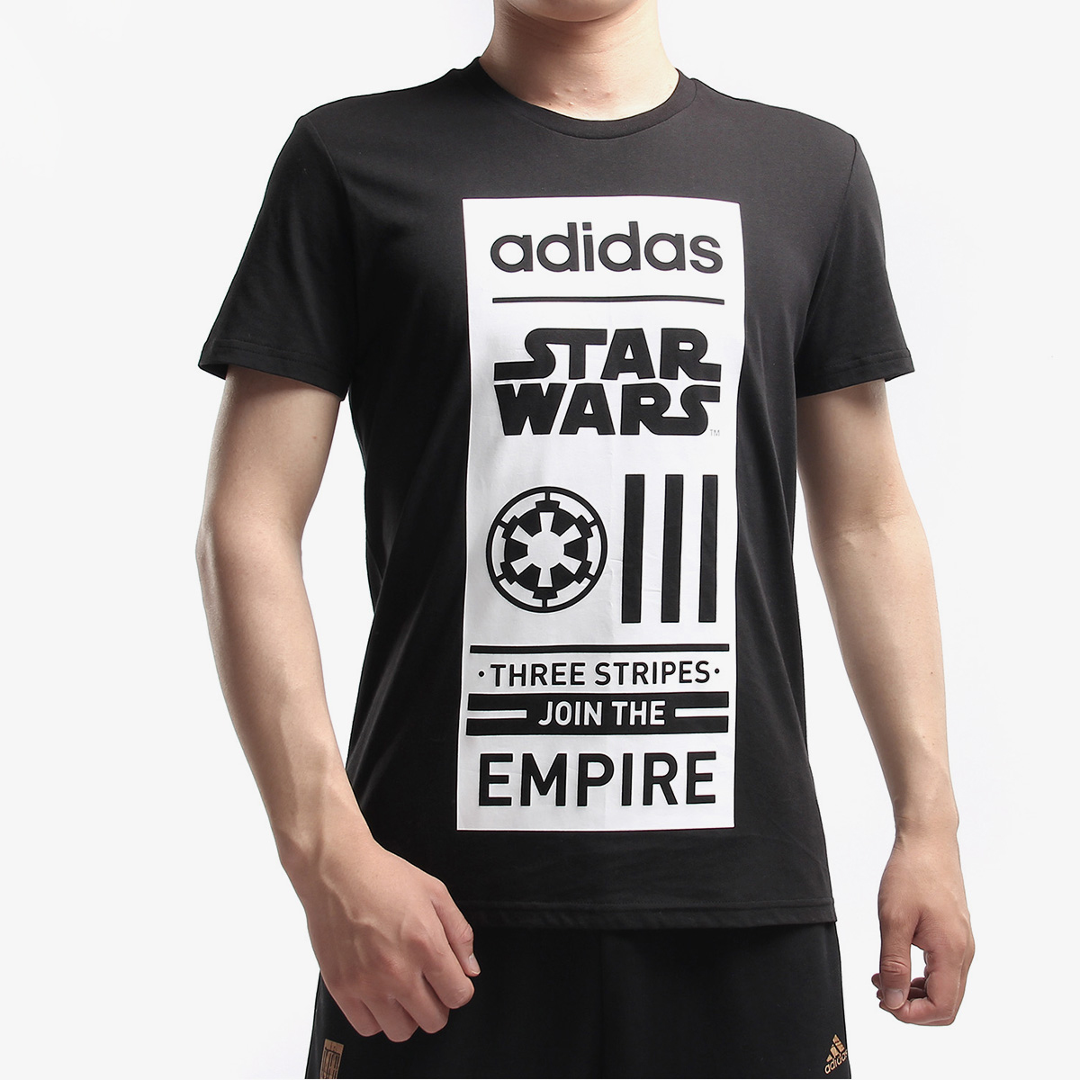 Adidas/阿迪达斯正品新款男子运动休闲星球大战短袖T恤DW8170