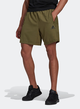 Adidas/阿迪达斯正品M WV SHO 男子休闲运动透气健身短裤HC6856