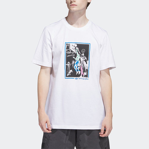 Adidas/阿迪达斯男子运动短袖