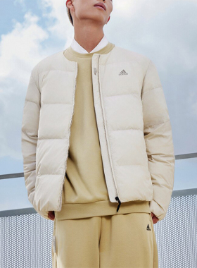 Adidas/阿迪达斯正品秋冬新款男女简约保暖羽绒服IT8750