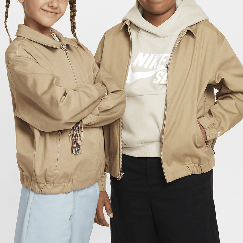 Nike/耐克大童宽松翻领夹克外套