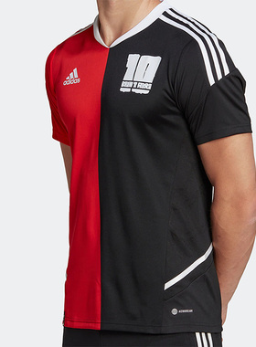 Adidas/阿迪达斯正品MESSI JSY 足球男子运动休闲短袖球衣 HI3790