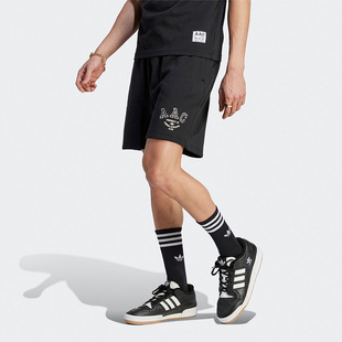 Adidas 三叶草男子运动休闲时尚 透气短裤 HZ0699 阿迪达斯正品