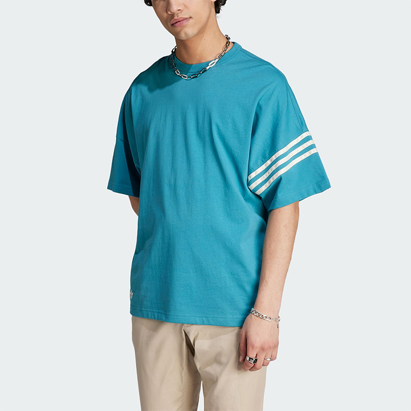 阿迪达斯男子运动短袖
