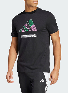 Adidas/阿迪达斯正品M MANTRA G T男士圆领休闲短袖T恤IS9326