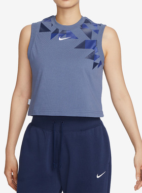 Nike/耐克正品Sportswear 女子时尚运动无袖休闲T恤 FQ0368-491