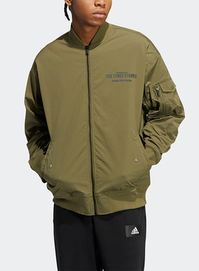 Adidas/阿迪达斯正品冬季新款男子运动加绒立领外套IB2761
