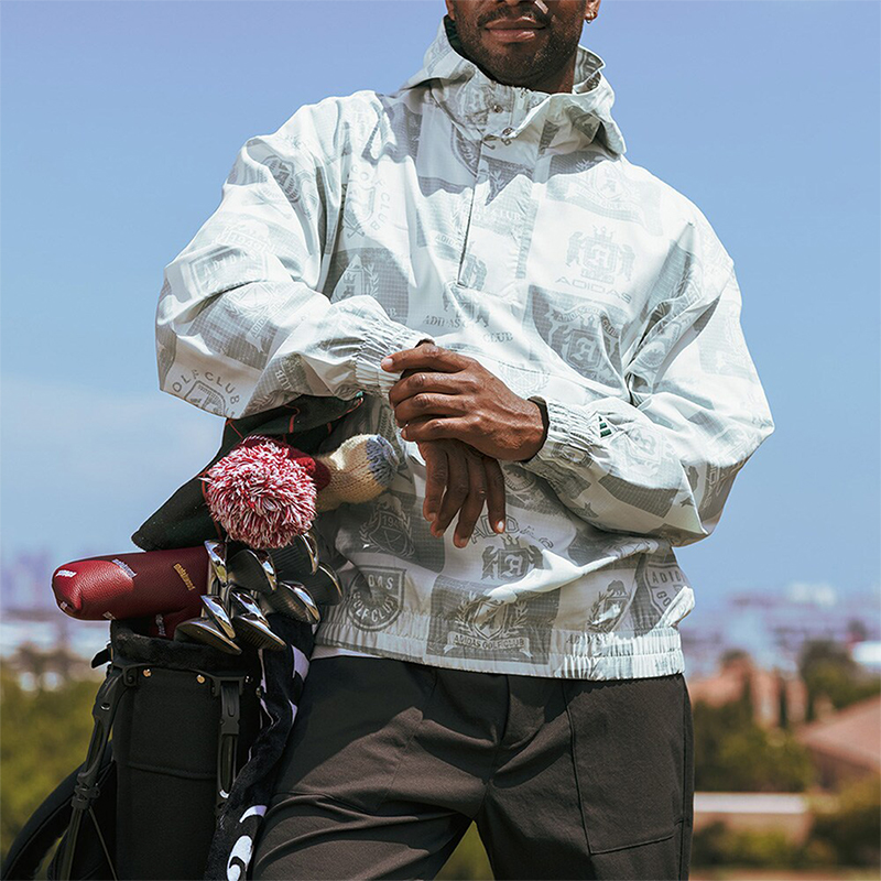 阿迪达斯男士连帽套头衫