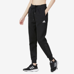 HM7055 春女子舒适训练运动针织收口长裤 Adidas 阿迪达斯正品
