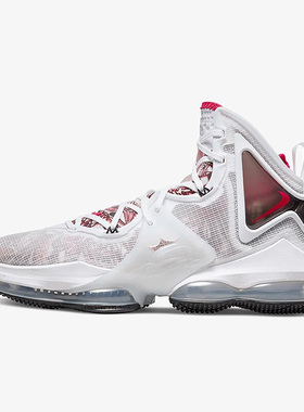 Nike/耐克正品LeBron 19詹姆斯19男子高帮透气篮球鞋 CZ0203-101