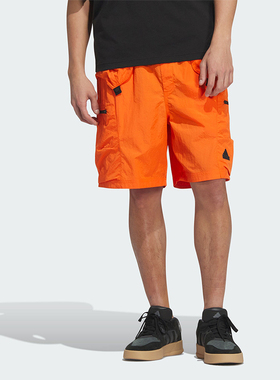 Adidas/阿迪达斯正品FUSTL WV SHORT男士工装风短裤JI9899