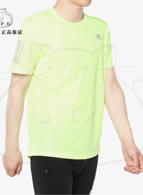 Adidas/阿迪达斯正品  男子 OWN THE RUN TEE圆领短T恤 DX1316