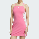 Adidas 三叶草复古女士运动吊带连衣裙JE6044 阿迪达斯正品