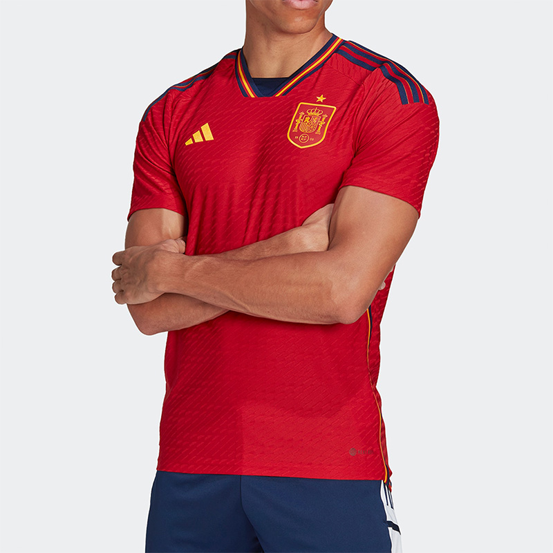 阿迪达斯男士足球运动球衣