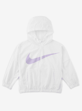Nike/耐克正品新款运动小童拉链凉感防晒夹克FQ3656-100