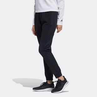 女子运动裤 Adidas 阿迪达斯正品 新款 GT4409 三条纹收口长裤