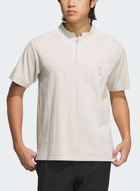 Adidas/阿迪达斯正品 WJ JAQ POLO男士透气中式领短袖T恤IW1515