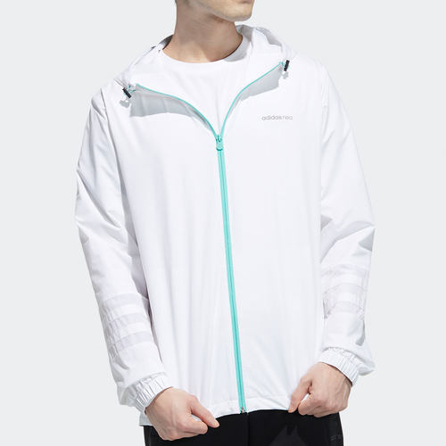 Adidas/阿迪达斯正品NEO男子 新款防风衣休闲运动夹克 GR6927