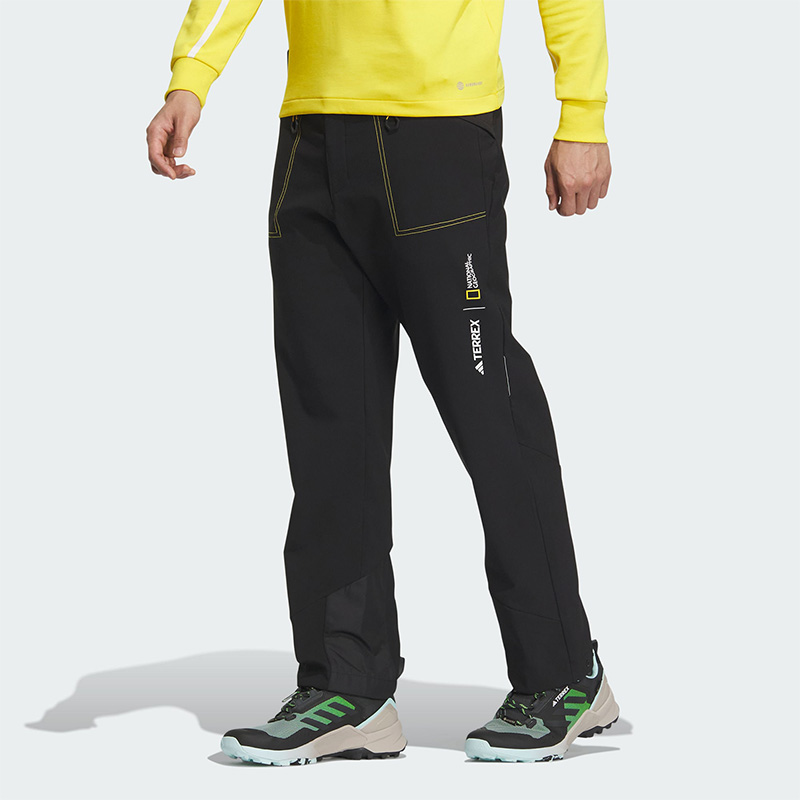 Adidas/阿迪达斯正品新款男士户外运动宽松梭织长裤IL8989