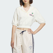 POLO衫 Adidas 运动短袖 三叶草女士时尚 IW6299 阿迪达斯正品