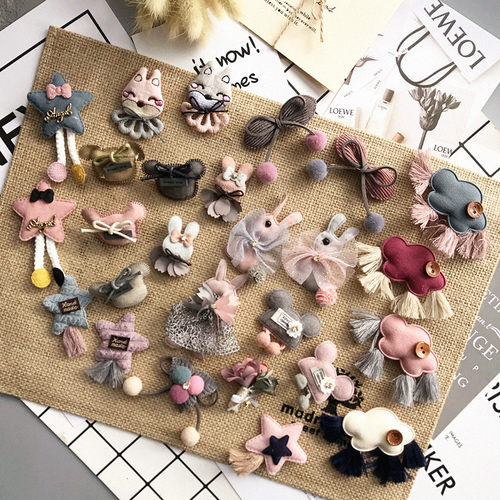 儿童胸针布艺宝宝公主可爱配饰品